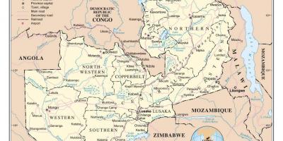 Χάρτης της road ecu υπέρ της ζάμπια